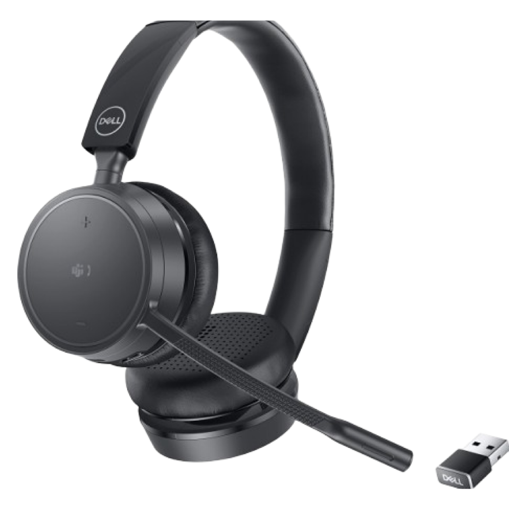 TAI NGHE KHÔNG DÂY DELL PRO WIRELESS HEADSET WL5022 - Hàng Chính Hãng - BH 12 Tháng - Có Xuất VAT