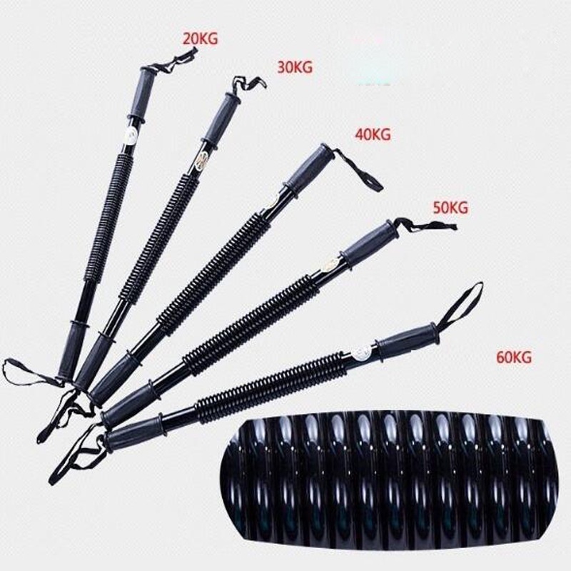 Thanh Tập Lò Xo Tập Cơ Tay 20Kg 30kg 40Kg 50Kg 60Kg, Đồ Long Tập Cơ Tay