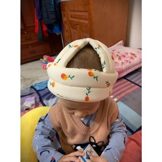 Mũ bảo vệ đầu an toàn cho bé khi tập bò tập đi thoáng khí mềm mịn cho bé