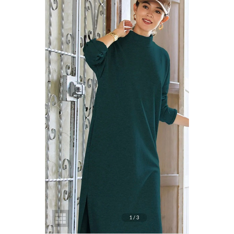 Đầm nỉ dáng suông tay dài  - Thanh lý vnxk
