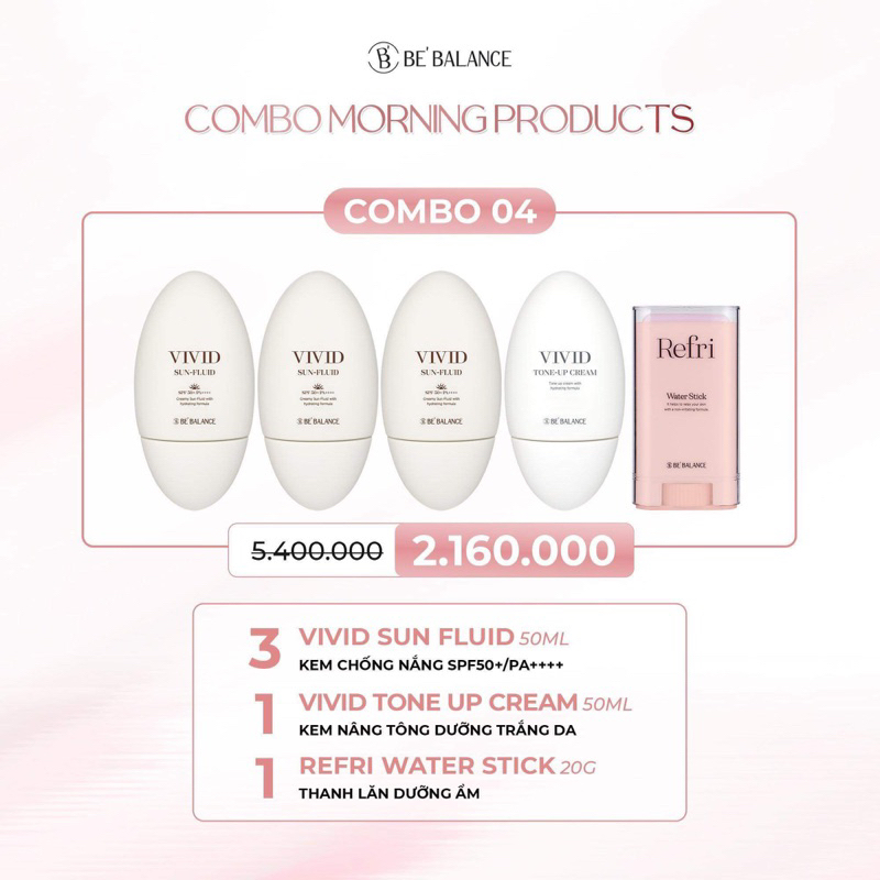 Kem chống nắng vivid sun fluid