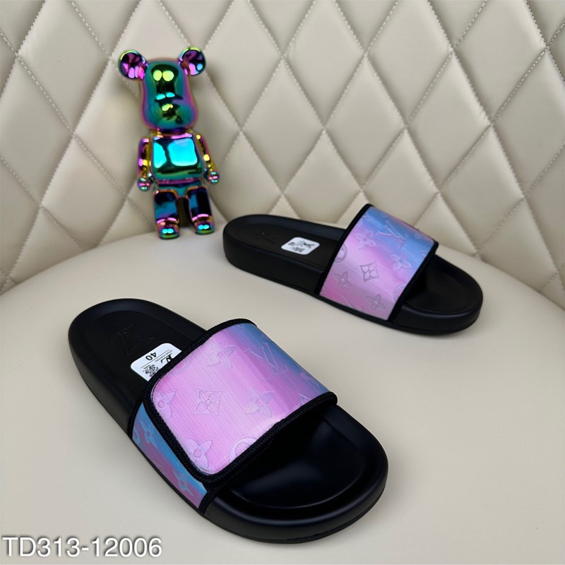 Dép LV nam 7 màu siêu hot hit_Dép quai ngang nam cao cấp