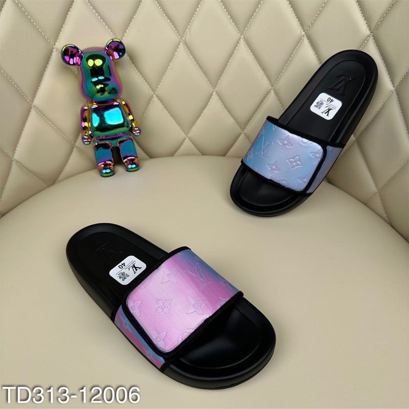 Dép LV nam 7 màu siêu hot hit_Dép quai ngang nam cao cấp