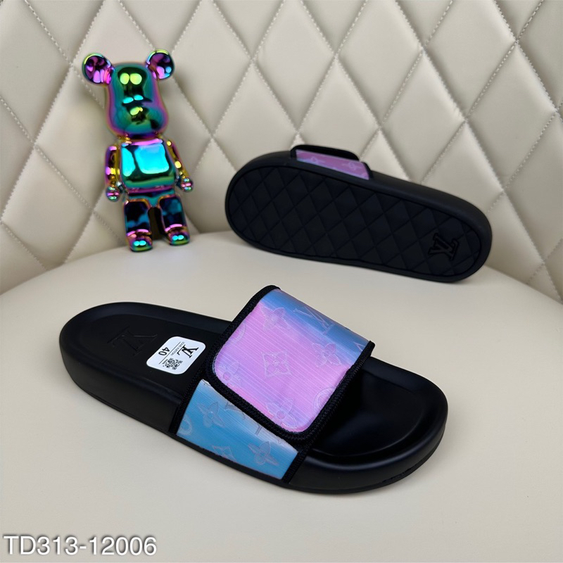 Dép LV nam 7 màu siêu hot hit_Dép quai ngang nam cao cấp