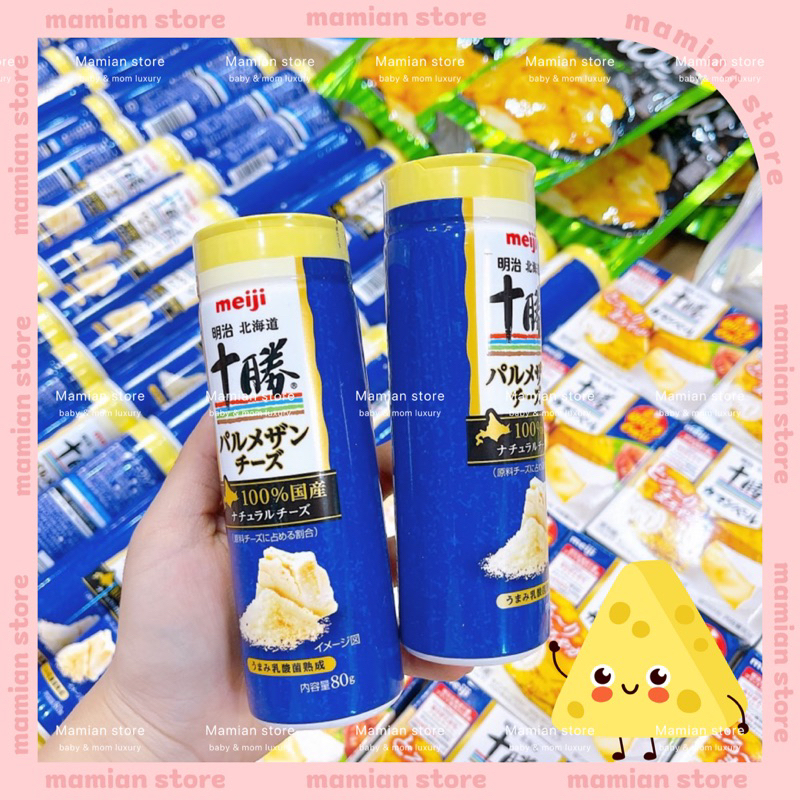 Phomai/ Phô mai rắc Meiji 6m+ 80g Nhật Bản