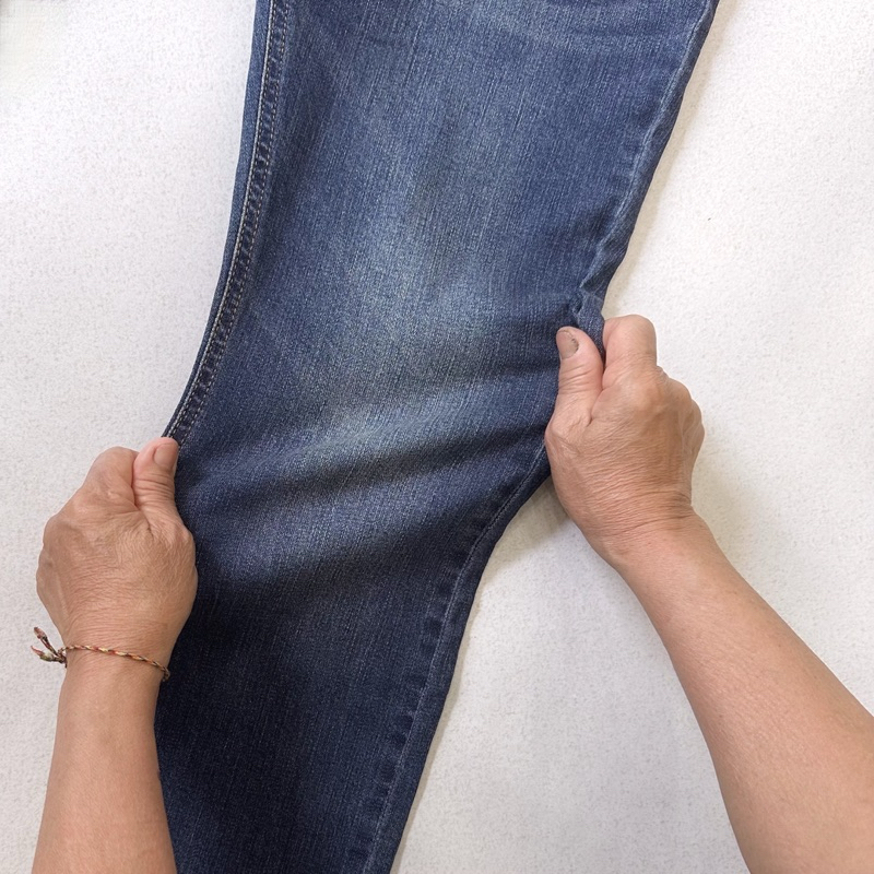 Quần Jeans Nam màu Xanh mài nhạt dáng Straight ống đứng thoải mái Hàn Quốc, co giãn tốt, không bai xù, bên màu