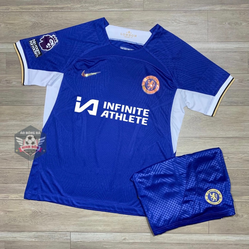 Quần Áo Bóng Đá, Áo Đá Banh CLB Chelsea 2023/2024 - Chuẩn Mẫu Thi Đấu - Vải Gai Thái Cao Cấp