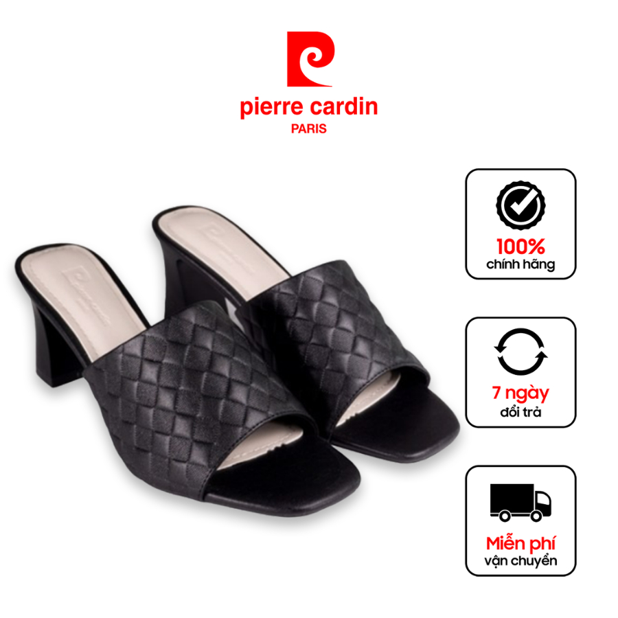 [VC Giảm 12%] Dép nữ cao gót, đế cao 7 phân Pierre Cardin PCMFWS 230