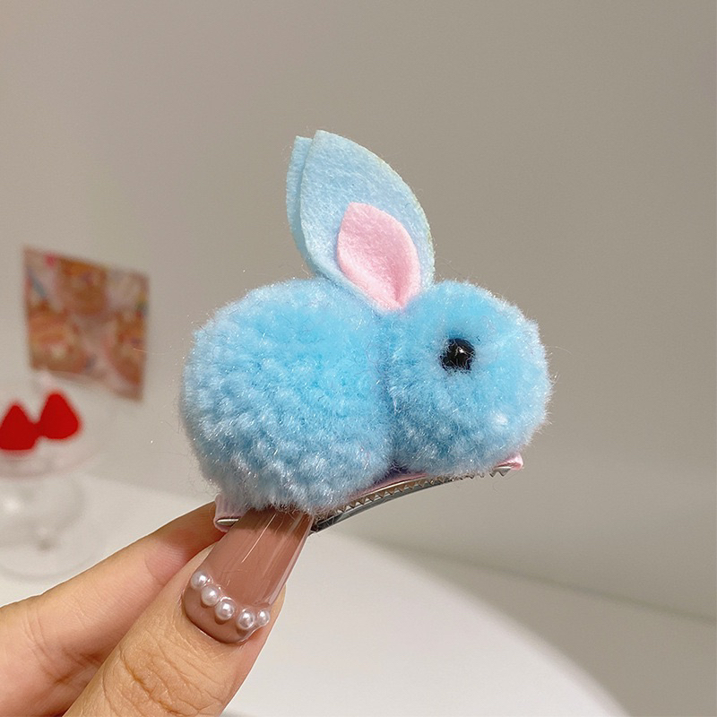 Kẹp tóc thỏ hottrend dễ thương nhiều màu 4.5cm và 5.5cm