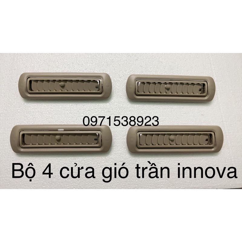 BỘ 4 CỬA GIÓ TRẦN TOYOTA INNOVA 2005-2016 CAO CẤP 4 cái dùng chung giống nhau. giá 1 cái