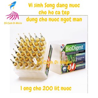 Vi sinh sống Prodibio BioDigest 1 ống dạng nước xử lý nước bể cá tép hồ thủy sinh