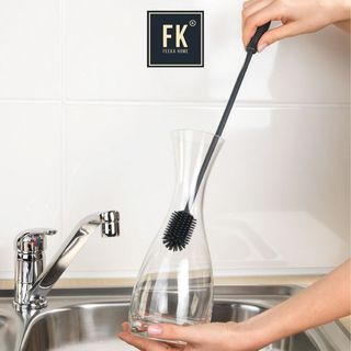 Cây cọ rửa bình sữa silicon FEEKA, dụng cụ cọ rửa ly - cốc - chén cao cấp 33cm