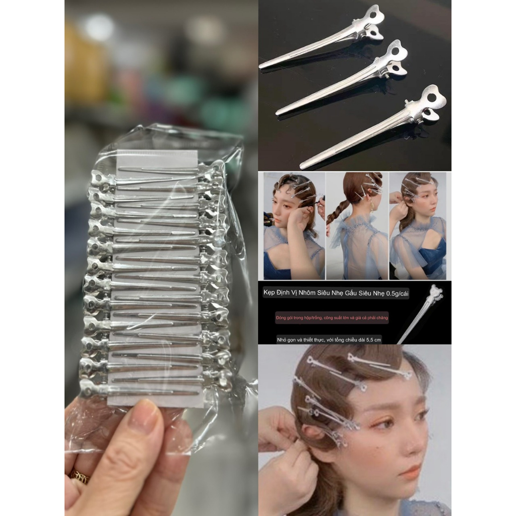 Kẹp định hình tóc mái không trọng lượng