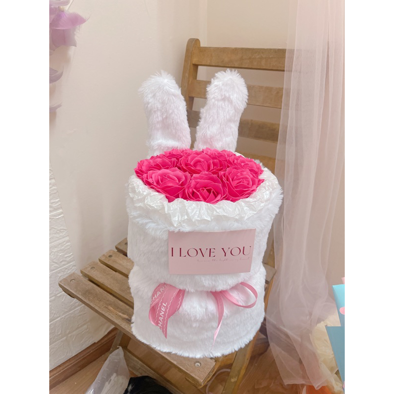 Bó hoa sáp tai thỏ