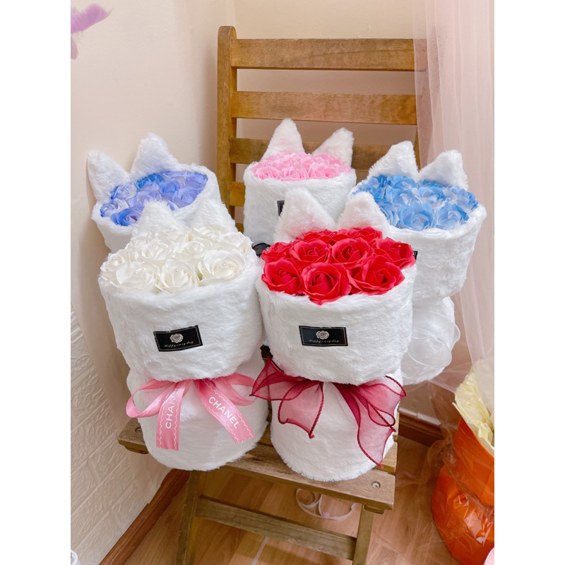 Bó hoa sáp tai thỏ