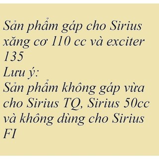 Dĩa Sirius Xăng Cơ (36-38-39-45 răng)