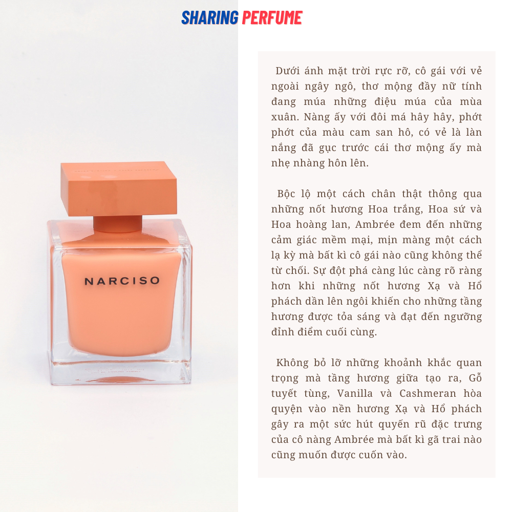 💥Sharingperfume - Nước hoa Narciso ambree edp