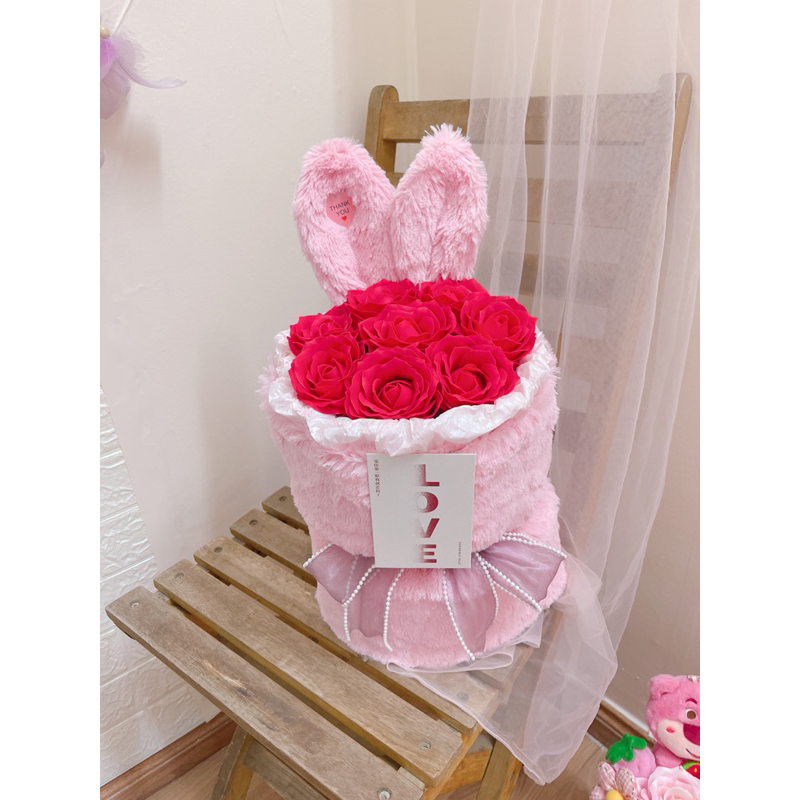 Bó hoa sáp tai thỏ