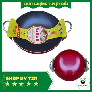 Chảo chống dính 2 quai sâu lòng kyofa cao cấp