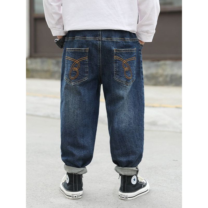 Quần Jean bé trai Quảng Châu size đại đến 45kg shop sukun Quần bò trẻ em đại cồ Kunkid