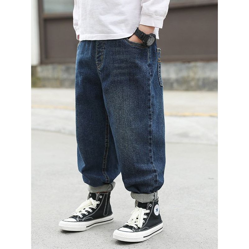Quần Jean bé trai Quảng Châu size đại đến 45kg shop sukun Quần bò trẻ em đại cồ Kunkid