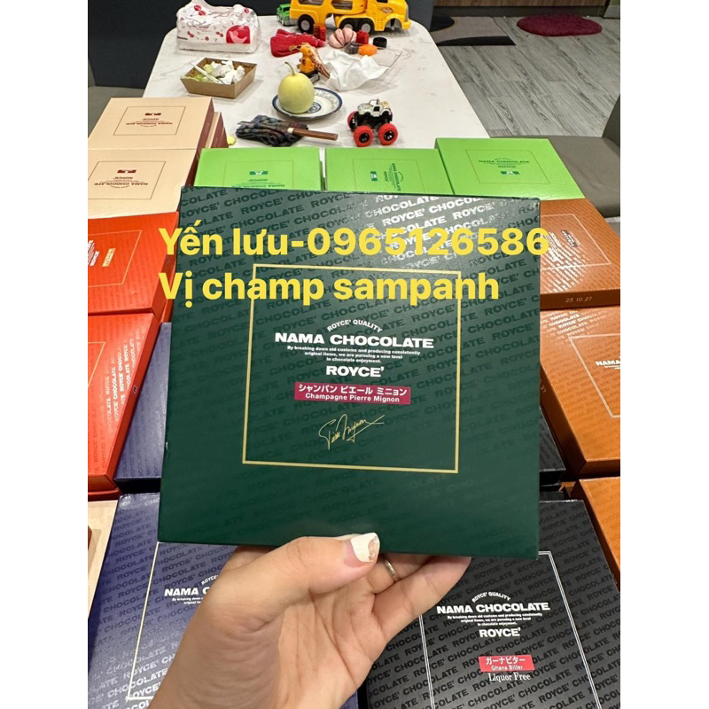 Nama chocolate royce duty hàng chuẩn xách tay sale tới 10/11