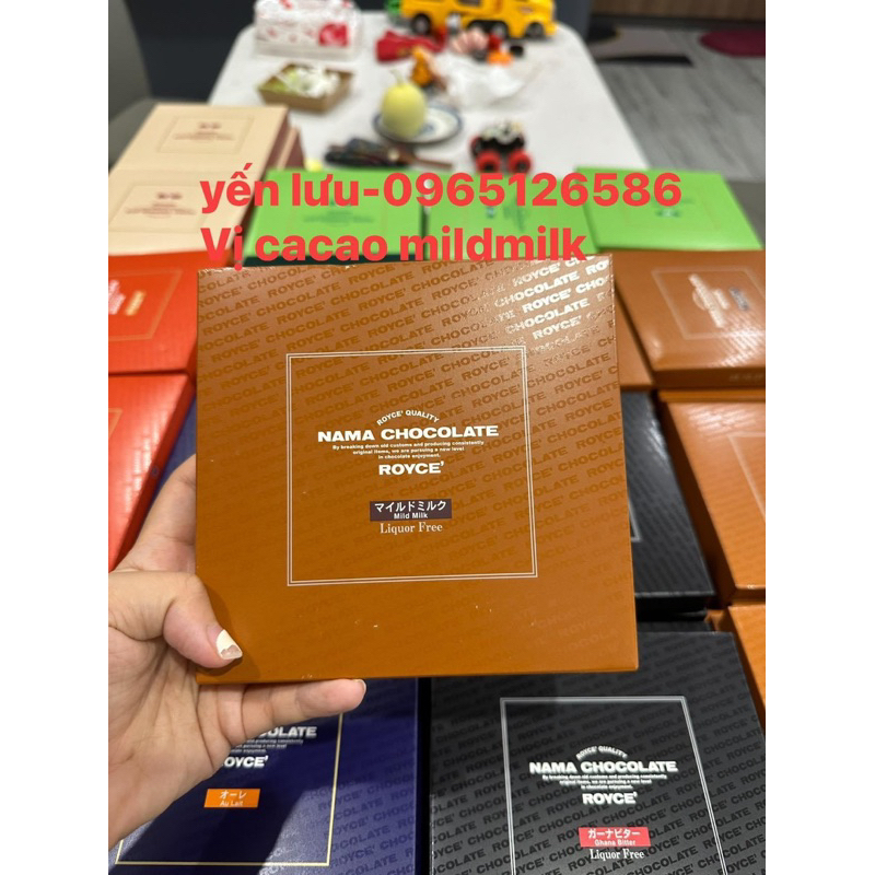 Nama chocolate royce duty hàng chuẩn xách tay sale tới 10/11