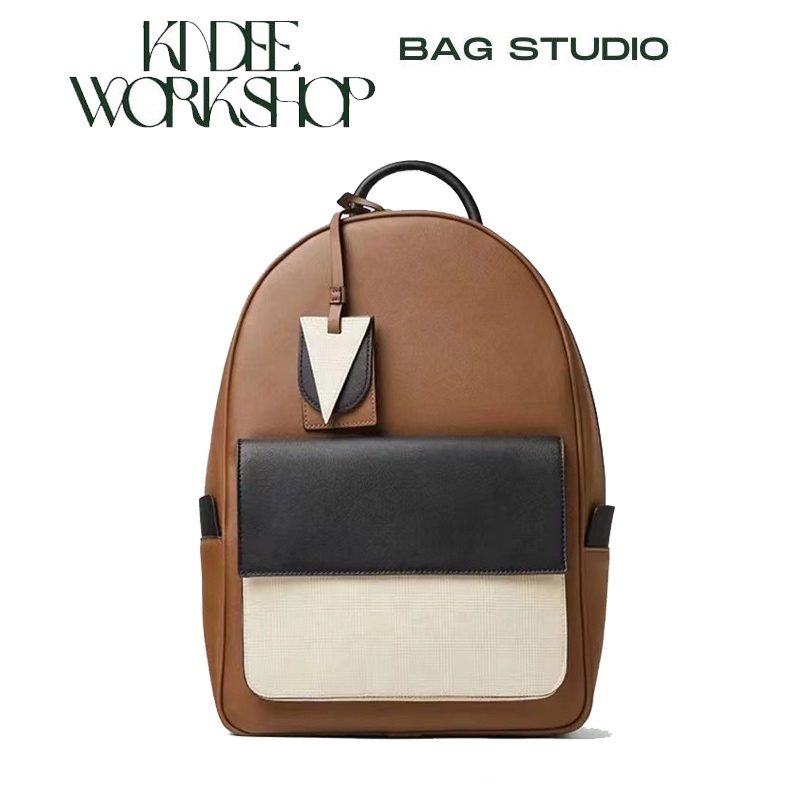 Ba lô da thời trang Balo ZRA phong cách đựng sách vở laptop 14inch backpack đeo vai cặp sách đi học đi làm KINDEE