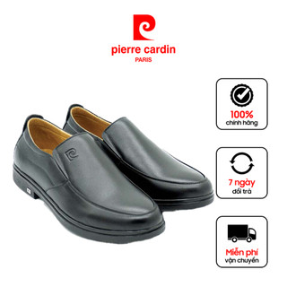[Voucher 10%] Giày lười nam Pierre Cardin chính hãng, da bò cao cấp, đế cao su chống trượt, không đau chân - 702