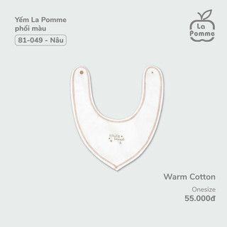 La pomme Yếm quàng cổ mùa thu đông cho em bé mẫu mới 2023