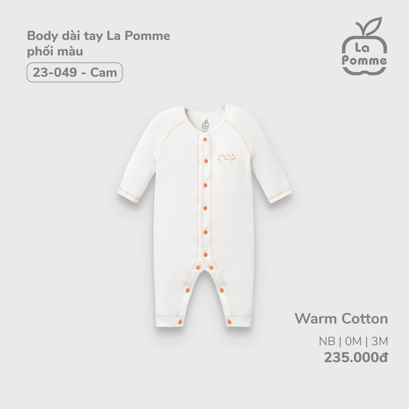 Bộ dài tay chất nỉ cotton cho bé sơ sinh mùa thu đông mẫu mới 2023