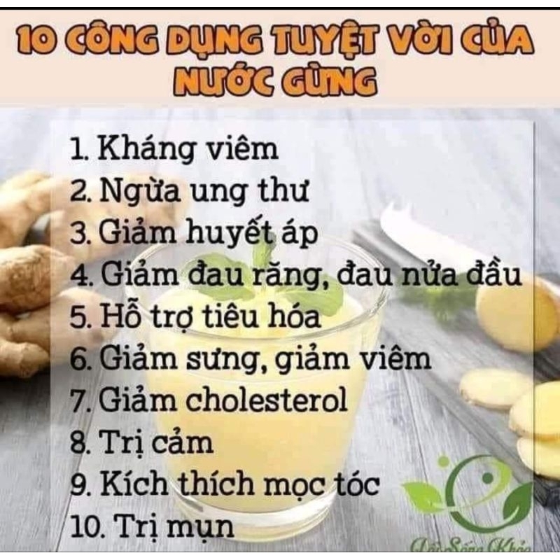 Trà gừng hòa tan, đường phèn nhà làm giao hàng cực nhanh