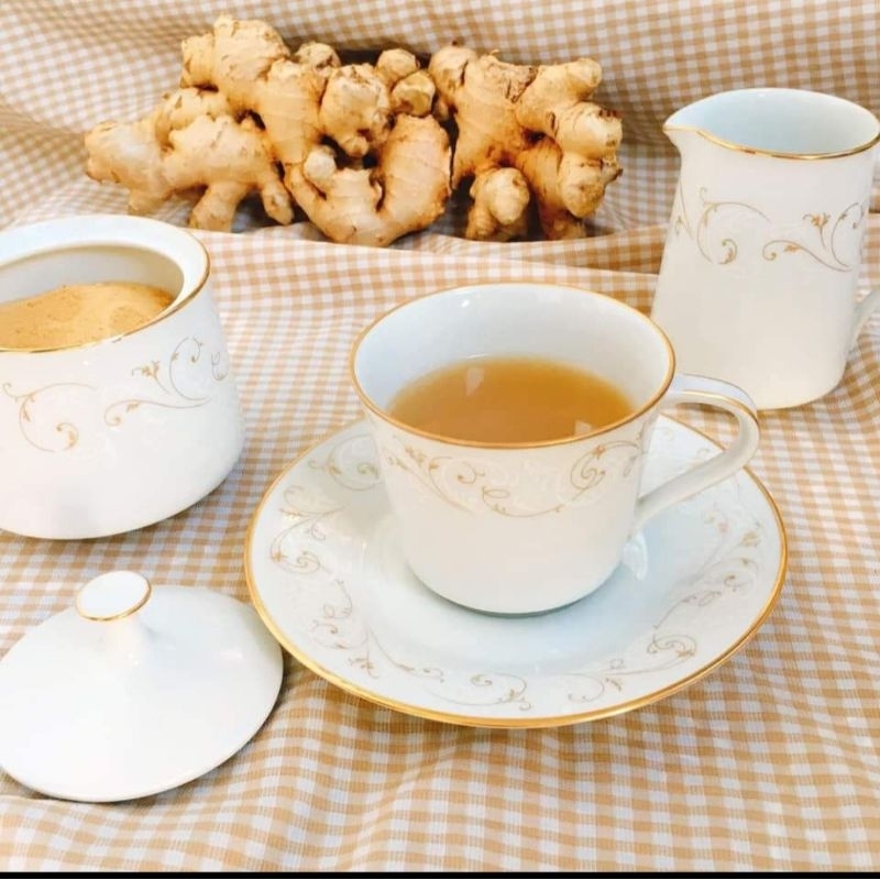 Trà gừng hòa tan, đường phèn nhà làm giao hàng cực nhanh
