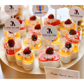 SET 50 CỐC MICA TIM NHỎ ĐỰNG BÁNH LẠNH LC5543 ( 70ML - KHÔNG KÈM NẮP)