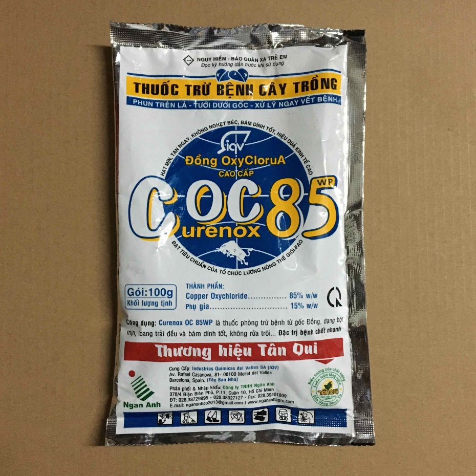 Phòng trừ bệnh trên cây trồng COC 85 - Gói 100gram (chiết ra từ túi 1kg)