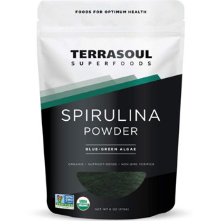 BỘT TẢO XOẮN SPIRULINA HỮU CƠ TERRASOUL 170G