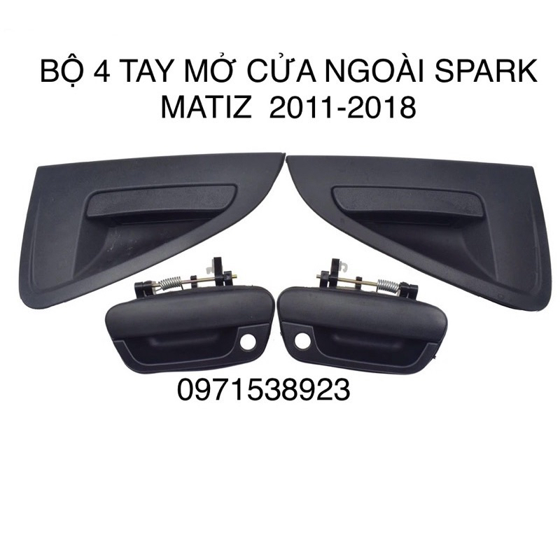 4 tay mở cửa ngoài chevrolet spark matiz 2011-2018 cao cấp giá rẻ