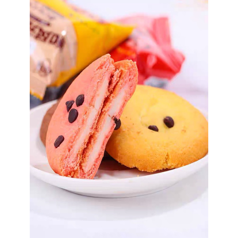 Bánh Quy Nhân Mochi Hoa Quả Phủ Socola Chip Lẻ 1Cái