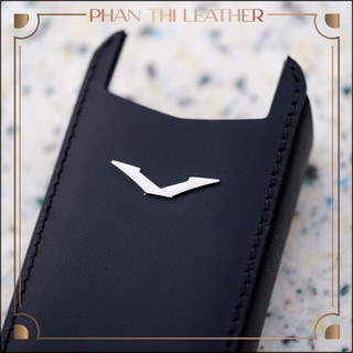 Bao Da Điện Thoại Vertu Constellation Da Bê
