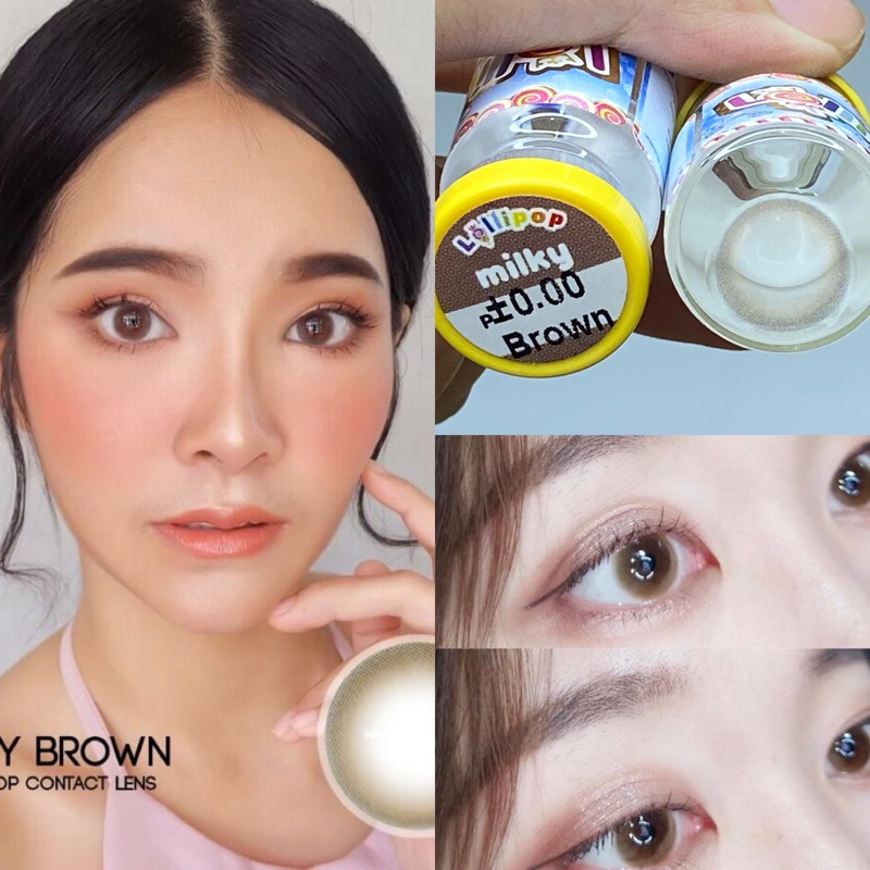 Các mẫu lens Nâu/ Brown  cho dâu - size giãn nhẹ- giãn vừa