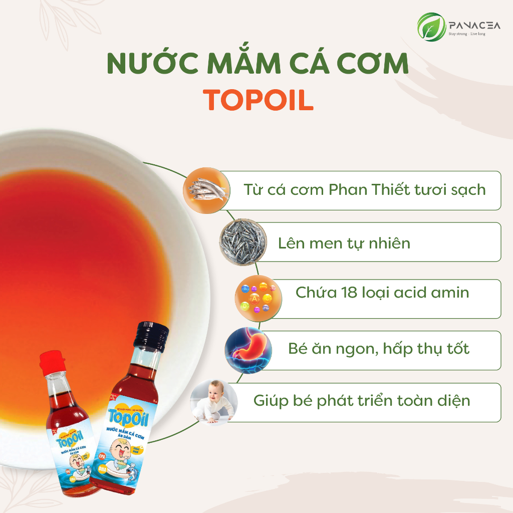 Nước Mắm Cá Cơm Ăn Dặm Cho Bé TOPOIL OSHITO Date 2025 Cho Bé Từ 7 Tháng Tuổi, Không Chất Phụ Gia, An Toàn Cho Bé