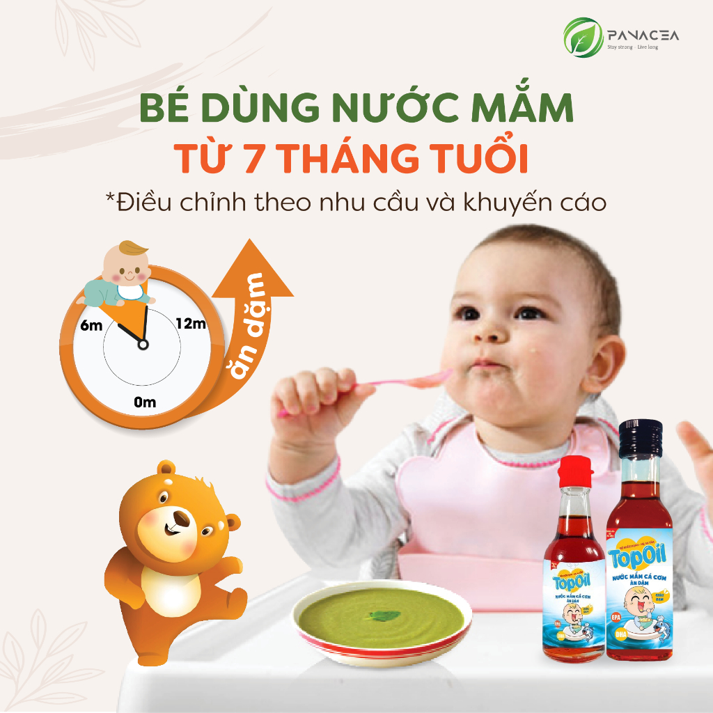 Nước Mắm Cá Cơm Ăn Dặm Cho Bé TOPOIL OSHITO Date 2025 Cho Bé Từ 7 Tháng Tuổi, Không Chất Phụ Gia, An Toàn Cho Bé