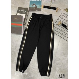 Quần Jogger nữ, quần bom nữ cạp cao, bo gấu chất umi hàn co giẫn.