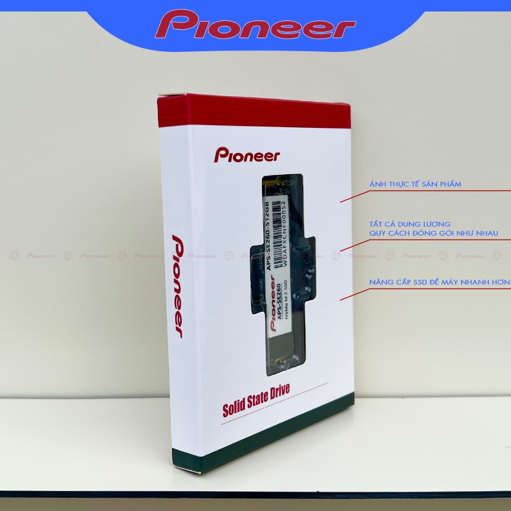 Ổ cứng SSD Pioneer M.2 PCIe 4.0 NVMe Gen4x4 - Hàng Chính Hãng