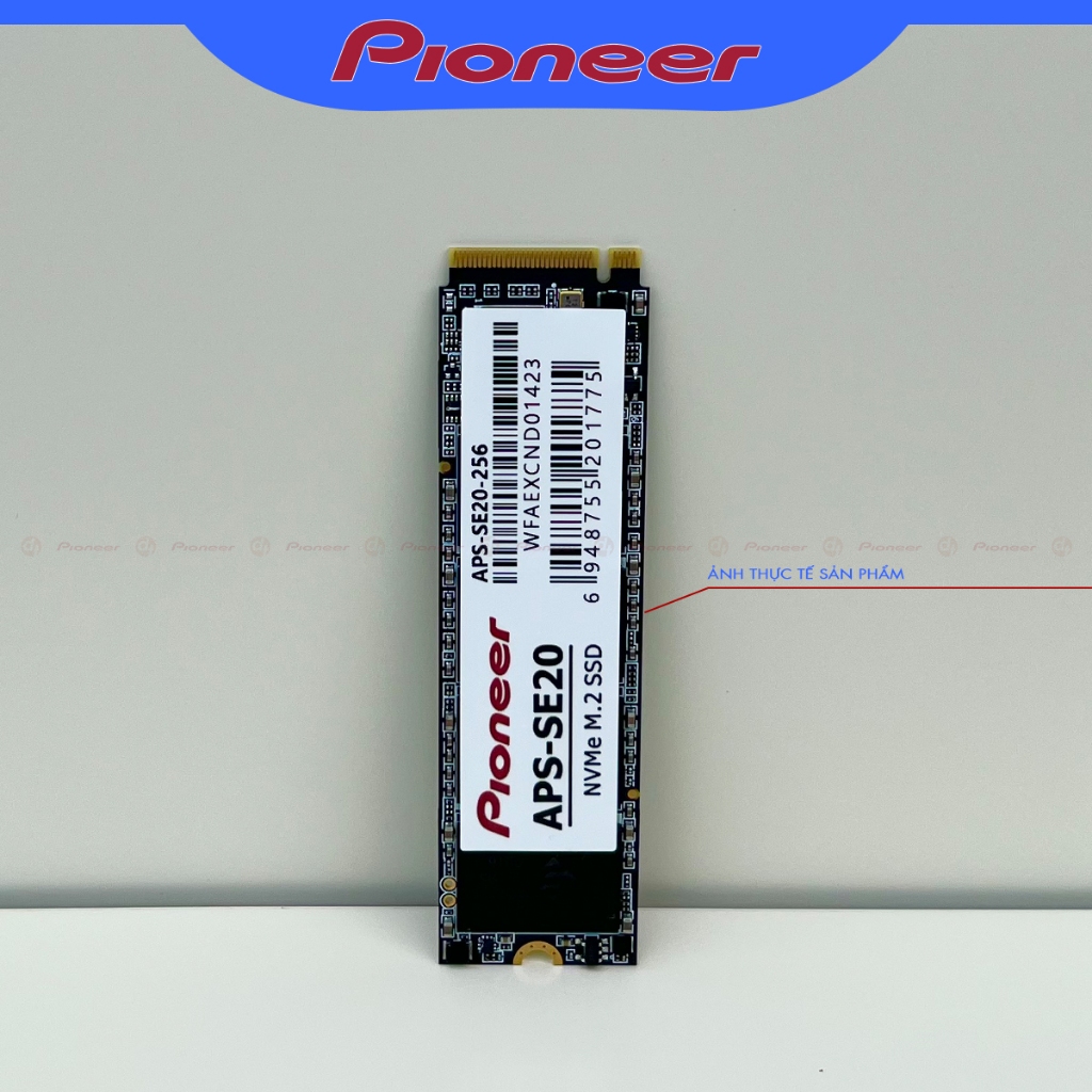 Ổ cứng SSD M.2 NVMe Gen3x4 PCIe 3.0 Pioneer - Hàng Chính Hãng