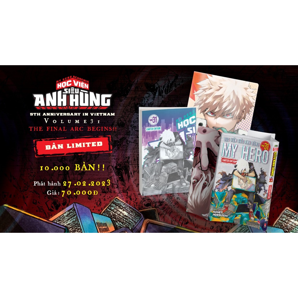 Đồ Sưu Tập - Học Viện Siêu Anh Hùng Tập 31 Đặc Biệt Limited Giới Hạn Nguyên Seal