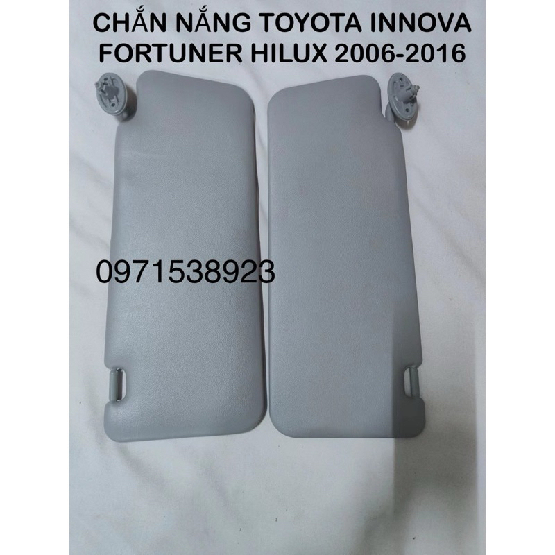 2 CHẮN NẮNG TRONG XE TOYOTA INNOVA FORTUNER HILUX 2006-2016 cao cấp giá rẻ