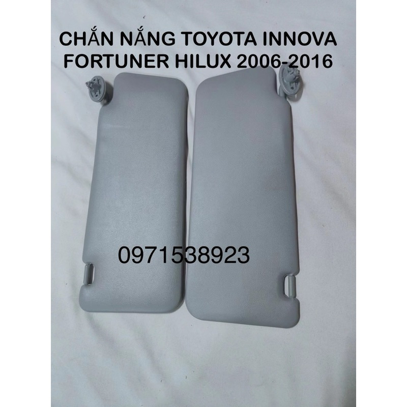 2 CHẮN NẮNG TRONG XE TOYOTA INNOVA FORTUNER HILUX 2006-2016 cao cấp giá rẻ