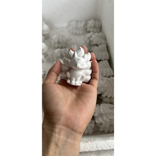 Tô tượng thạch cao hồ ly 9 đuôi size nhỏ 6cm