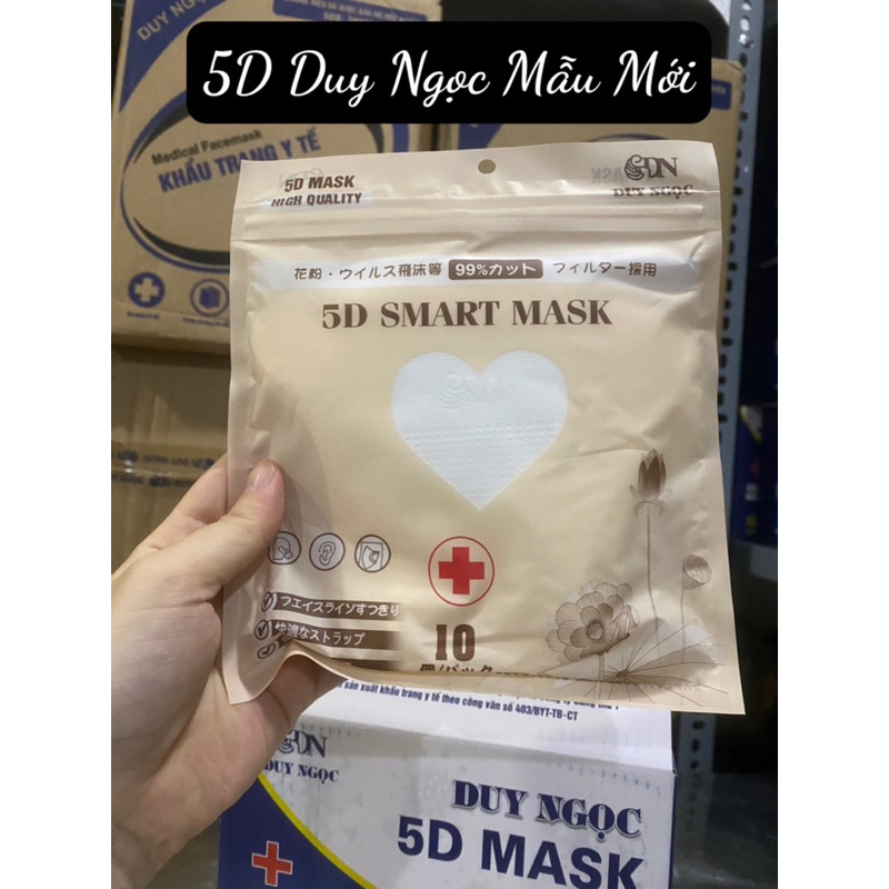 HỘP 100 CÁI KHẨU TRANG 5D AN TÂM   AN TÂM 5D MASK